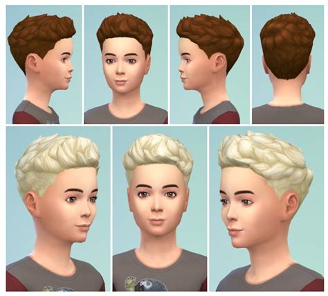 Swepthair For Boys At Birksches Sims Blog Sims 4 Updates