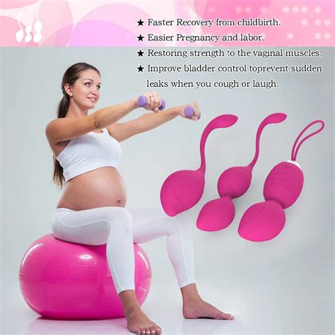 2 in 1 kegel exercise weights and massage ball ben wa balls kegel balls beginners and pleasure