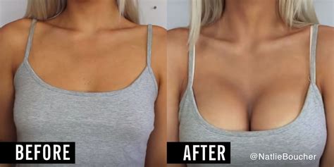 How To Contour Boobs Make Breasts Look Bigger With Makeup