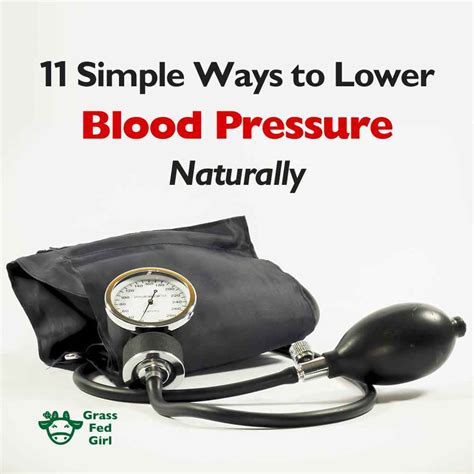 11 Simple Ways To Lower Blood Pressure Naturally Grass Fed Girl