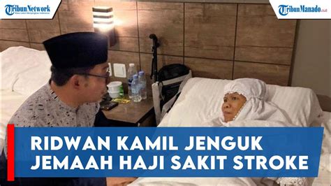 Ridwan Kamil Jenguk Jemaah Haji Jabar Yang Sakit Stroke Juga Bahas Air