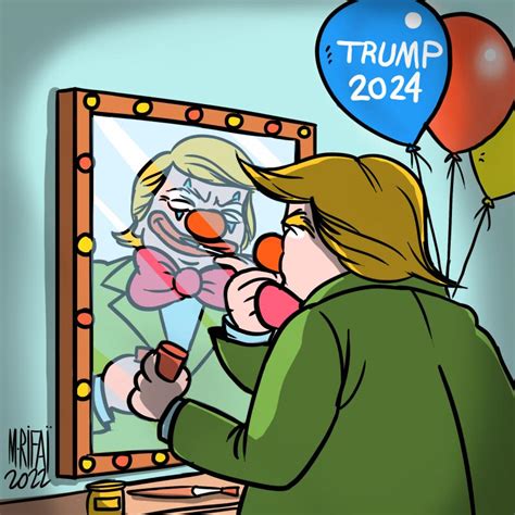 Trump Runs For President In 2024 Cartoon Movement