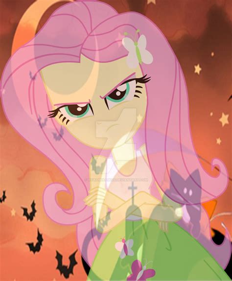 Fluttershy Equestria Girl Halloween Theme By Reikomikamigs On Deviantart