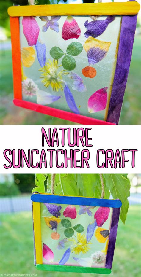 Kids Will Love This Enchanting Nature Suncatcher Craft Invite Your