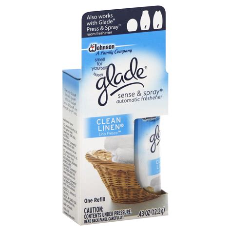 Your home will always smell fresh and inviting with the glade, automatic spray refill. Glade Sense & Spray Automatic Freshener Refill, Clean ...