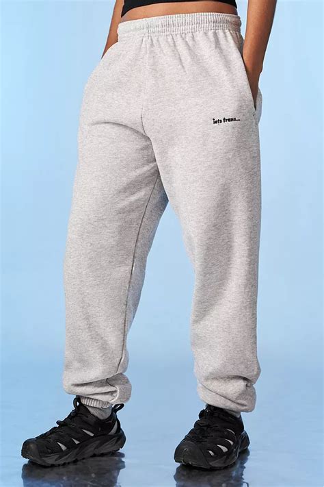 Iets Frans Grey Cuffed Joggers Urban Outfitters Uk