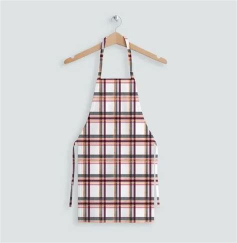 Printed Checked Cotton Aprons For Kitchen At Rs 120 In Karur Id 21290744288