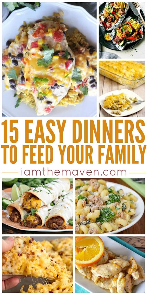 Why is it figuring out tonight's dinner can be one of the biggest challenges of the day? Try One of These Easy Dinner Ideas Tonight! | I am the Maven®