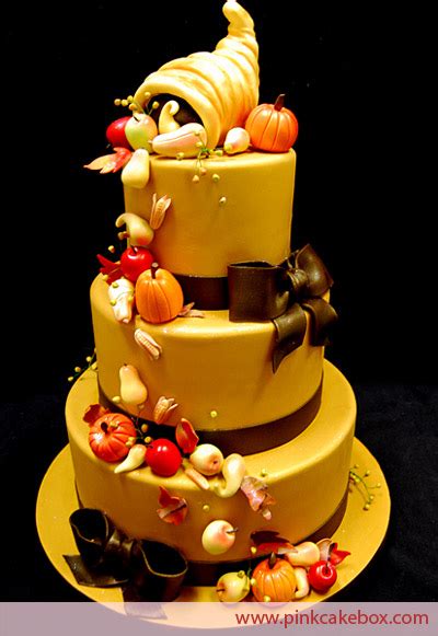 Thanksgiving Cornucopia Cake A Wedding Cake Blog