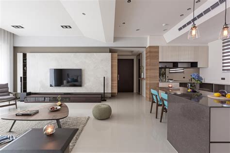 Select from premium simple interior of the highest quality. Simple and elegant apartment in Taipei by HOZO interior ...