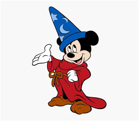 Mickey Mouse Sorcerer Free Transparent Clipart Clipartkey