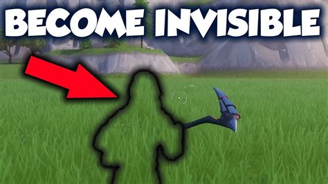 New 2019 How To Become Fully Invisible In Fortnite Youtube