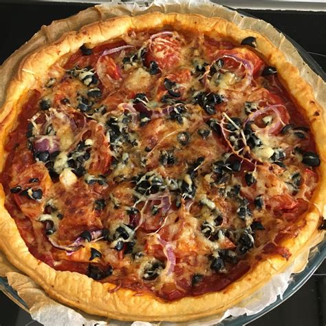 Recette Tarte à la tomate sur La cuisine de Cécile