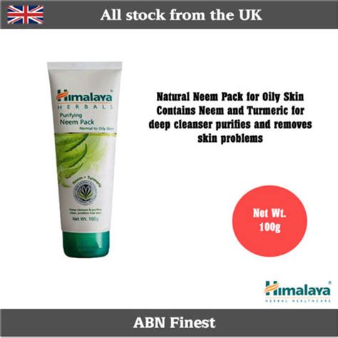 Himalaya purifying neem face pack normal to oily skin 50gm. Himalaya Herbal Face Pack w Mud / Neem * Acne Pimples ...