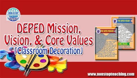The Deped Mission Vision And Core Values High Quality Classroom