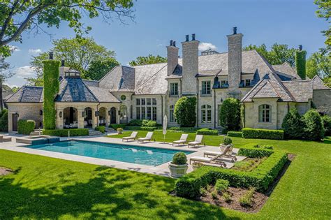 17000 Square Foot European Inspired Stone Mansion In Hinsdale Il