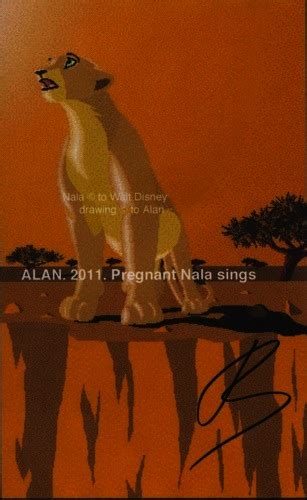 Pregnant Nala Sings By Alan The Leopard On Deviantart