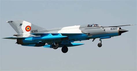 Mig 21 lancer roaf romanian air force performance at riat 2019 on july 20, 2019 seen from cockpit. Mig-21 Lancer -C