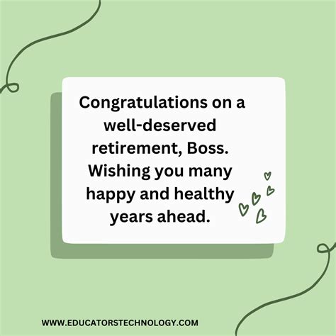 best retirement wishes and messages for your beloved boss educators technology