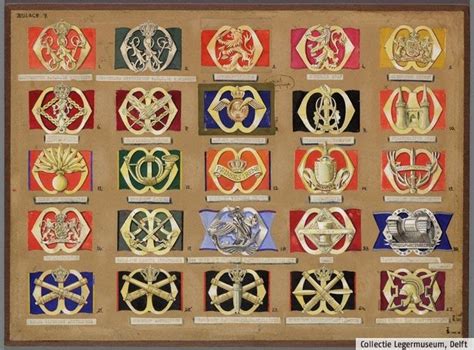 Designs For The New Beret Badges By Fjhth Smits 1947 Beret