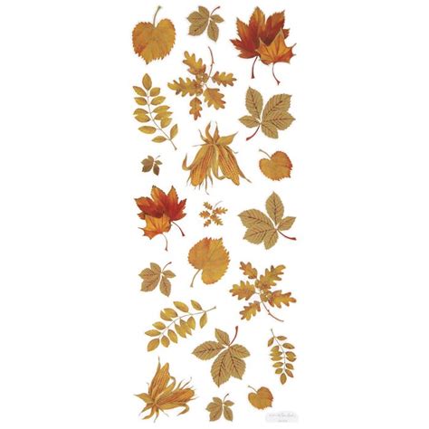 Autumn Leaves Stickers Hobby Lobby 341339 Scrapbook Paper Crafts