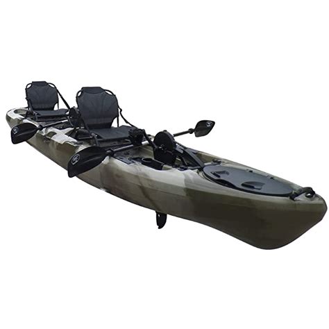 Buy Bkc Pk14 14 Tandem Sit On Top Pedal Drive Kayak Wrudder System