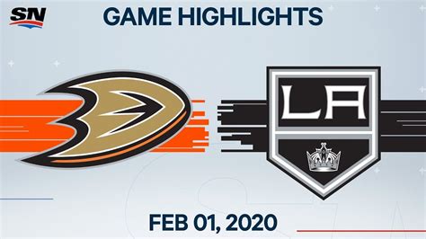 Nhl Highlights Anaheim Ducks Vs Los Angeles Kings Feb Youtube