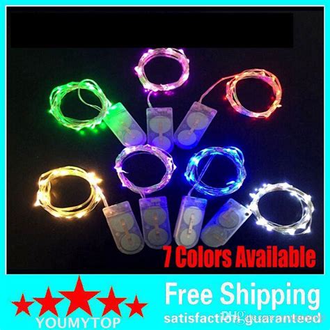 2m 20leds Cr2032 Battery Operated Micro Mini Led String Light Copper