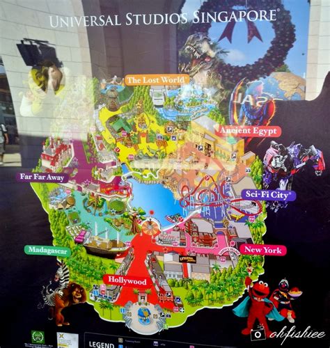 Universal Studios Singapore Rides Map Cogo Photography