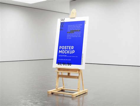 Painting mock up design psd file. Canvas - PSD Mockups