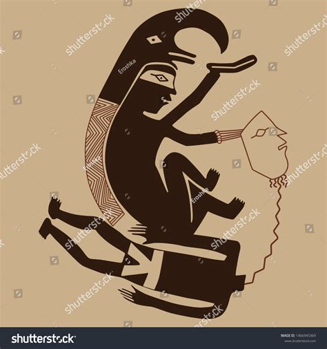 Isolated Vector Illustration Native American Tribal Stock Vector Royalty Free