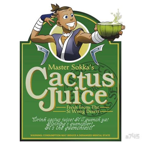 Can i get some of that cactus? Master Sokka's Cactus Juice | Slim Fit T-Shirt | Avatar ...