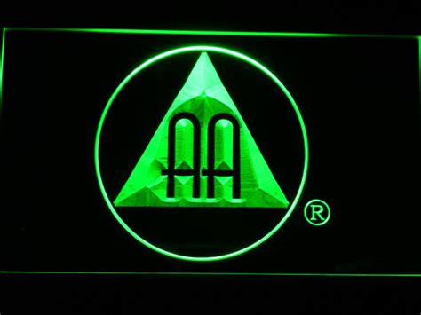Alcoholics Anonymous Aa Logo Led Neon Sign Safespecial