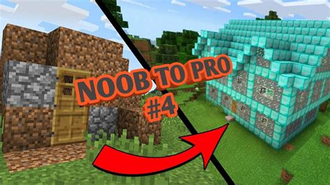Minecraft Noob To Pro Series Minecraft Gameplay 4 Youtube