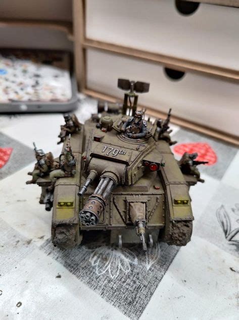 Death Korps Of Krieg Manticore Tank Commander Painted Conversion
