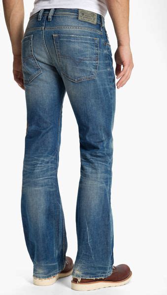 Diesel Zathan Bootcut Jeans In Blue For Men 0802e Lyst