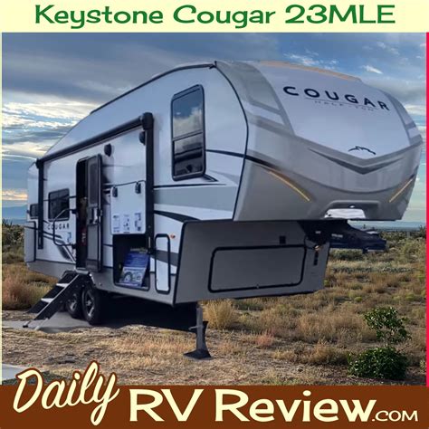 RV review: Keystone Cougar 23MLE - new small fifth wheel - StressLess