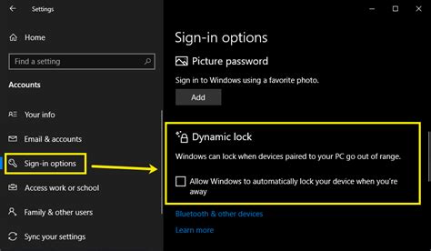 How To Setup Dynamic Lock In Windows 10 Webnots