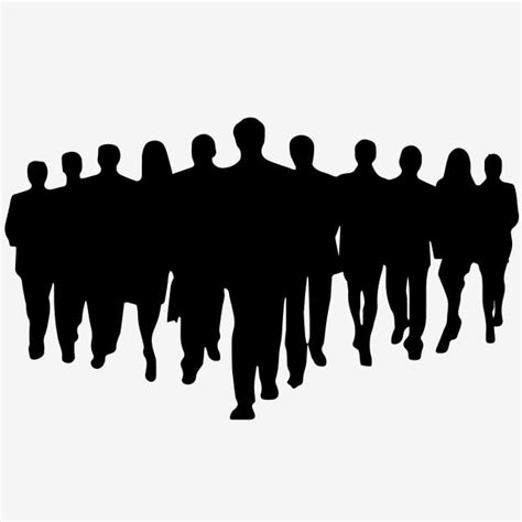 Office People Silhouette Vector Png Corporate Office People Silhouette