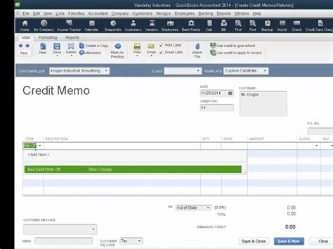 Under customers, select adjustment note. How to write off bad debt invoice in QuickBooks by ...