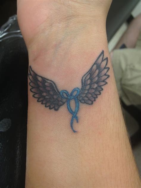 Generally, it's more fitting for women. Angel wing wrist tattoo | Tattoos | Pinterest | Wings ...