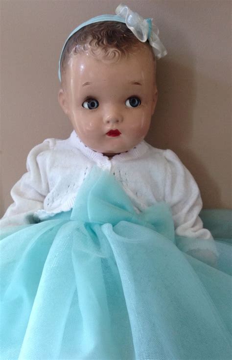 One Of My Favorites A Flirty Eyed Composition Baby Dollcirca 1940