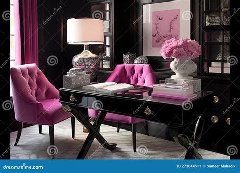 Glamorous Home Office Create A Home Office With A Glamorous Inspired