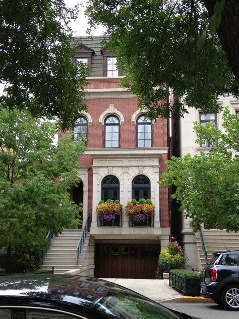 A Walk Through Chicago Townhouse Exterior Brownstone Homes