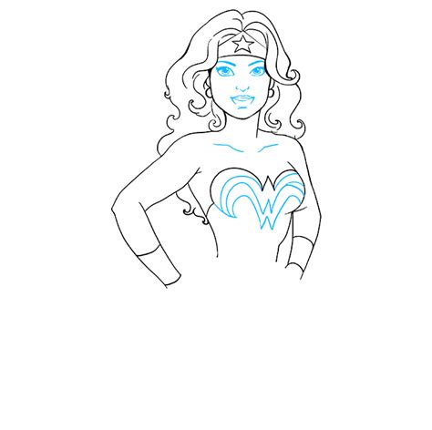 Wonder Woman Drawing Full Body Easy How To Draw Cute Chibi Wonder Woman From Dc Comics In Easy