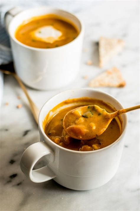 10 Minute Spicy Pumpkin Curry Chowder In A Mug Recipe