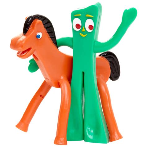 Gumby And Pokey Mini Bendable Pair Wholesale