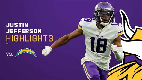 Justin Jefferson Highlights From Week 10 Minnesota Vikings Youtube