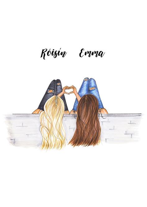 Sprüche und bilder über die freundschaft, zitate und weisheiten für die beste freundin oder einem guten freund. Best friend wall art #giftforbestfriend #fashionwallart #fashionsketch #gaywalla... in 2020 ...