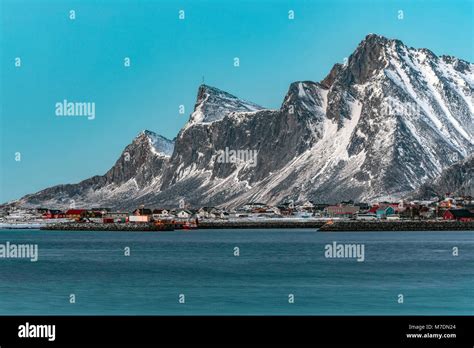 Flakstad Ramberg Lofoten Norway Europe Stock Photo Alamy